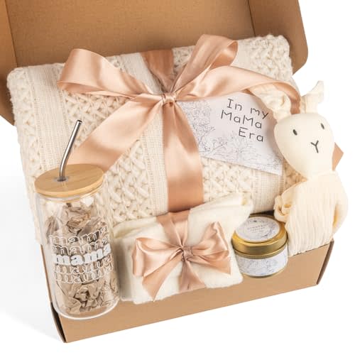 New Mom Care Package After Baby, Baby Shower Gifts for Mom to Be, Pregnancy Gifts for Expecting Mom, First Mothers Day Gifts for New mom, New mom Gifts, mom Box Gift Box