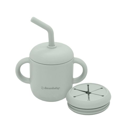 Silicone No spill Drink and Snack Cup - Seafoam