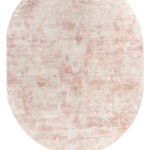 Carnation Pink 4' x 6' Aurora Oval Rug | Rugs.com