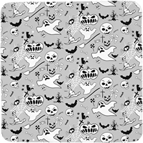 Christmas Halloween Goth Pumpkin Skull Bat Newborn Baby Swaddle Blanket Cute Gothic Wrap Receiving Blankets Soft Large Christmas Swaddle Receiving Gifts for Baby Boy Girl