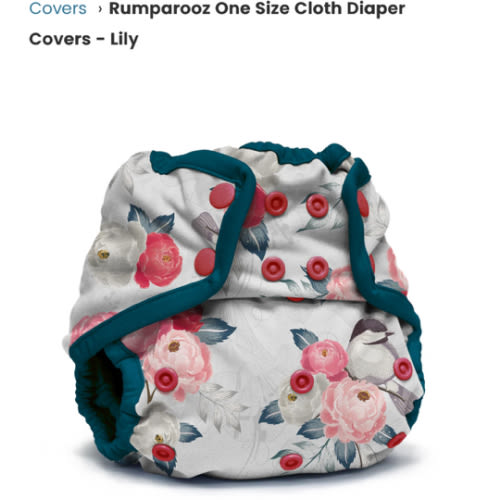 Rumparooz One Size Cloth Diaper Cover - Lily