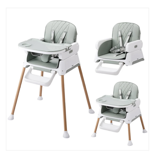 JOYMOR Portable 5 in 1 Convertible High Chair for Babies and Toddlers Lightweight Foldable – Joymor