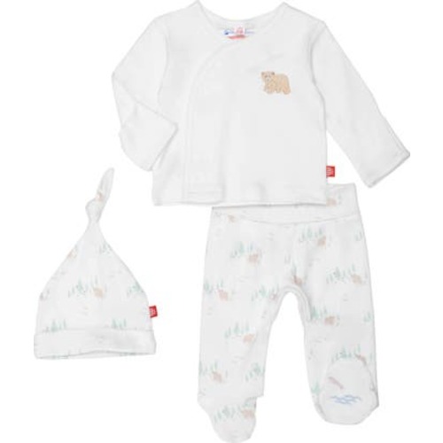 Babe in the Woods Magnetic Top, Pants & Cap Set- Preemie