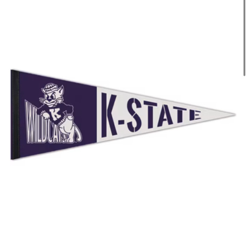 K-State Wildcats PURPLE Premium Vault Pennant
