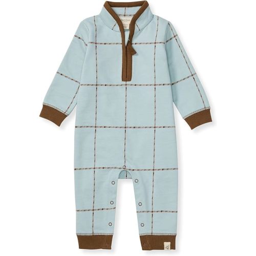 Burt's Bees Baby baby-boys Romper Jumpsuit, 100% Organic Cotton One-piece Short Sleeve Shortall, Long Sleeve Coverall
