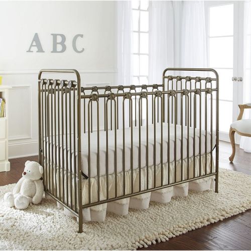 LA Baby Napa 3-in-1 Convertible Full Sized Metal Crib