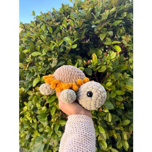 Crochet Sunflower Turtle