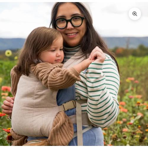 Tan Buckle Baby Carrier | Ergonomic Soft Structured Carrier