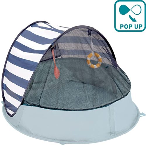 Babymoov Aquani Tent & Pool 3 in 1 Pop Up Tent, Kiddie Pool and Play Area (Summer 2024 Essential), Marine, One Size