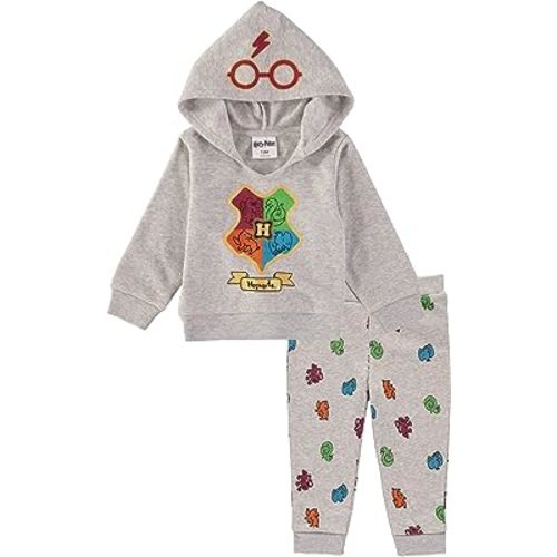 Harry Potter Boys' 2 Piece Hoodie Fleece Sweatshirt and Jogger Pants Set