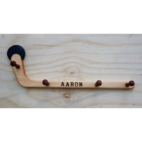 Personalized Hockey Stick Hat or Coat Rack