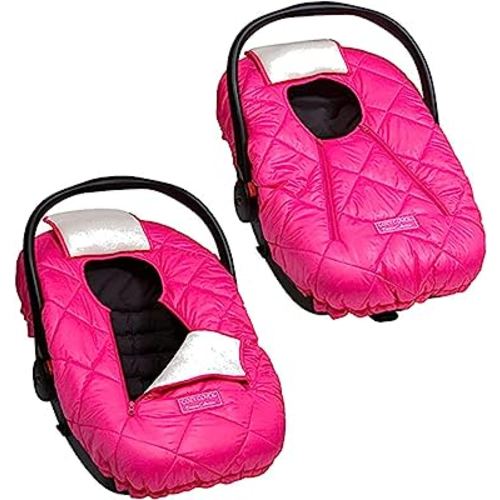 Cozy Cover Premium Infant Car Seat Cover (Pink) With Polar Fleece - The Industry Leading Infant Carrier Cover Trusted By Over 6 Million Moms For Keeping Your Baby Warm