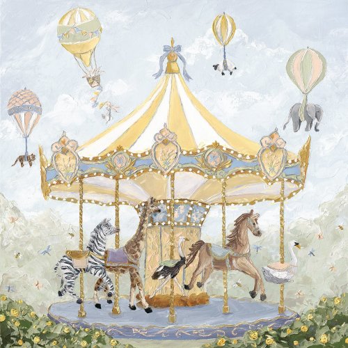 It's A Wonderful Ride, Paper & Canvas Prints from Casey's Baby & Children Collection — Casey Langteau Art Gallery