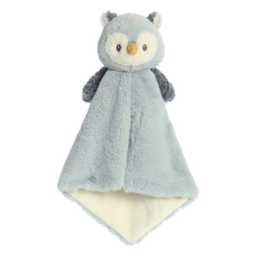 Ebba Cuddlers Luvster 16" Ollie Owl Blue Stuffed Animal