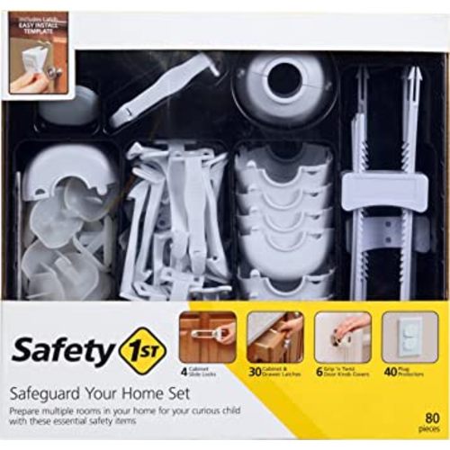 Safety 1st Home Safeguarding and Childproofing Set (80 Pcs), White