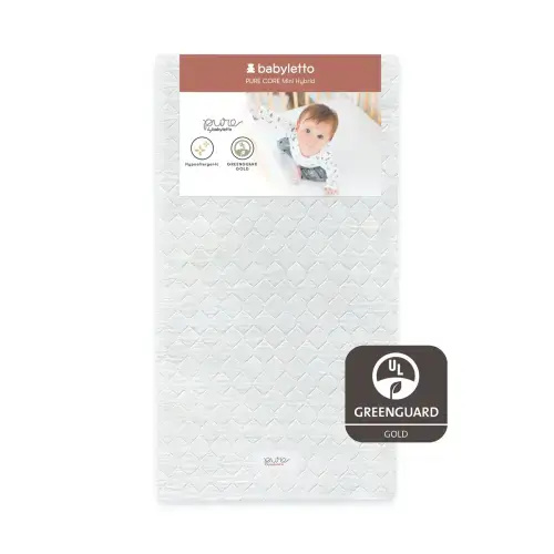 Pure Core Mini Crib Mattress w/ Waterproof Cover – Babyletto