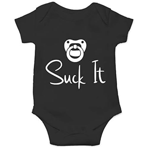 CBTwear Suck It - Baby Clothes - Funny Newborn Bodysuit Outfits for Boys and Girls