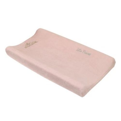 Nojo Disney Princess Enchanting Dreams Pink With Embroidered Gold Tiara Super Soft Changing Pad Cover