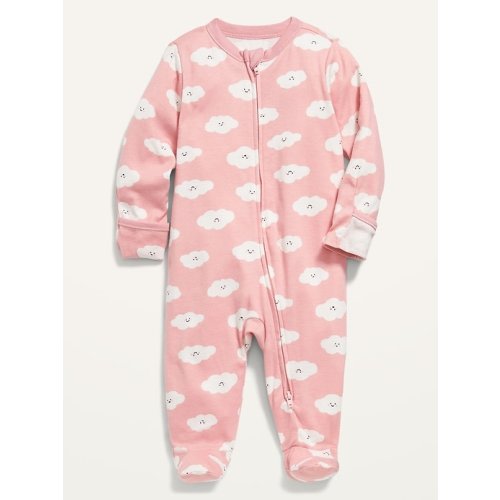 Unisex Printed Sleep & Play Footed One-Piece for Baby