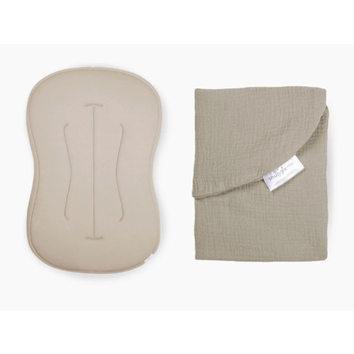 Lounger Curve + Muslin Cover Set | Birch