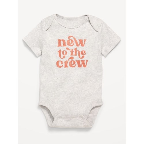 Unisex Short-Sleeve Bodysuit for Baby