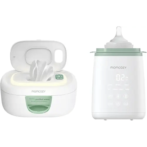 Momcozy Baby Wipe Warmer & Momcozy Bottle Warmer, Fast Bottle Warmers