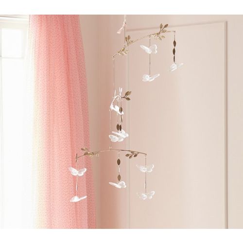 Monique Lhuillier Crystal Vine Butterfly Mobile