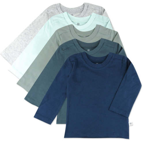 5-Pack Organic Cotton Long Sleeve T-Shirts | Honest Baby Clothing