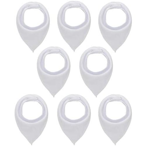 Maiwa Cotton Bandana Drool Bibs for Baby Girl Boys for Drooling and Teething for 8 Pack