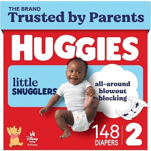 Huggies Little Snugglers Diapers Size 1, 168 Count