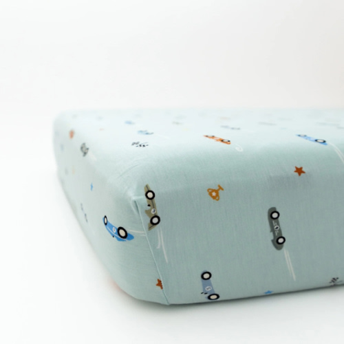 Race Cars Crib Sheet – Brave Little Ones