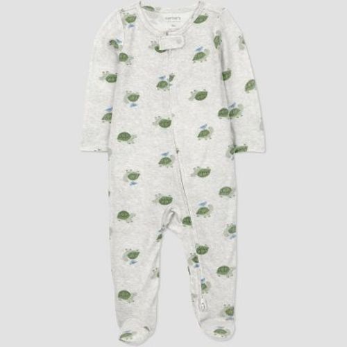 Carter's Just One You® Baby Boys' Comfy Soft Turtles Sleep N' Play - Gray 3M