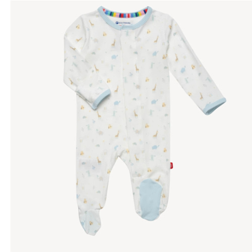 blue little bitty pretty one modal magnetic parent favorite footie – Magnetic Me