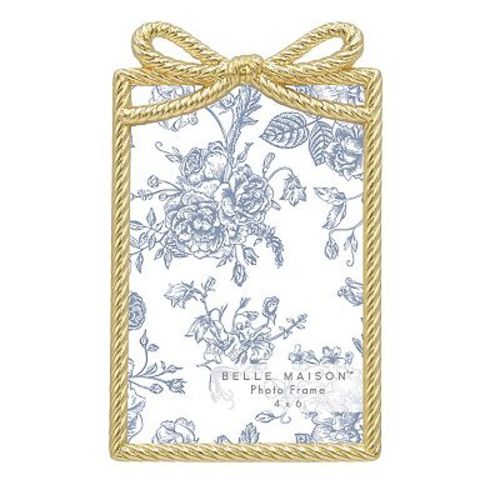 Belle Maison Gold Bow Tabletop Frame