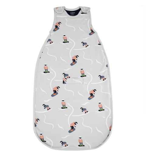 4 Season® Ultimate Baby Sleep Bag, Merino Wool & Organic Cotton, Snowboarder