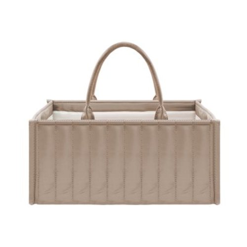 Clearance! Diaper Caddy Organizer, Stylish Storage Basket for Newborn Essentials and Diaper Station, Gift for Baby Shower and Registry Must-Have, Khaki 14.96x9.84x6.69in