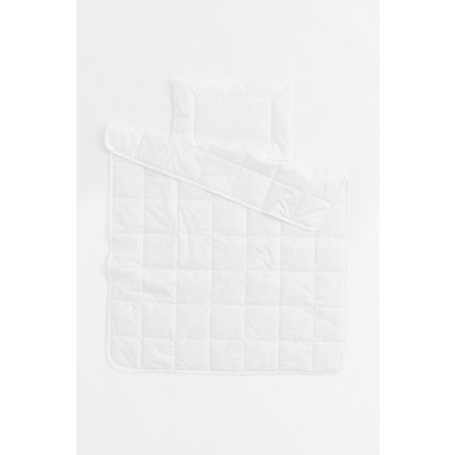 Crib Duvet and Pillow with Cotton Fill