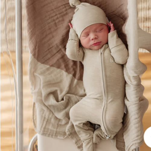 SoftLuv Onesie - Stone