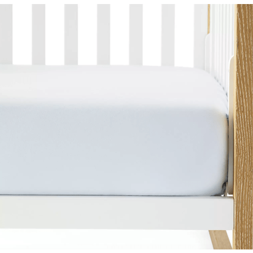 Sky - Sateen Crib Sheet | Serena and Lily