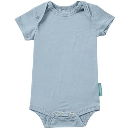 Supersoft Short Sleeve Baby Bodysuits, Premium Bamboo Rayon Bodysuit Unisex Boy Girl