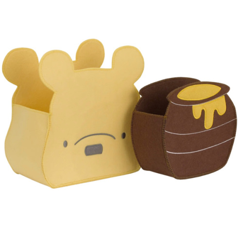 Disney Winnie the Pooh and Hunny Pot Yellow and Brown Two Piece Felt S – NoJo Baby