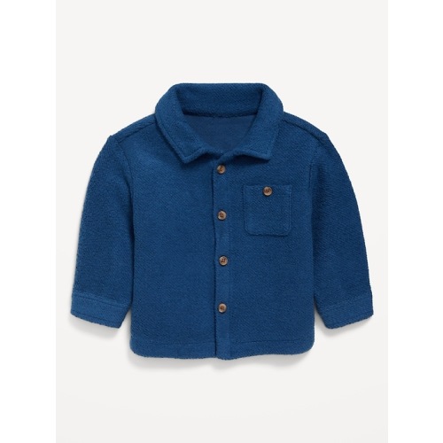 Buttoned Utility Pocket Shacket for Baby