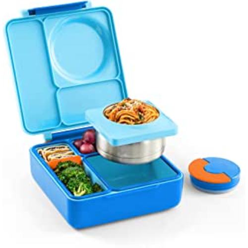 OmieBox Bento Box for Kids with Leak Proof Thermos