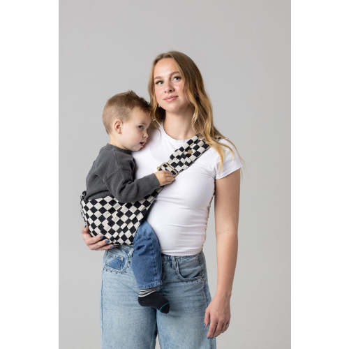 The Monarch Toddler Sling - Ebony Check – Mabē