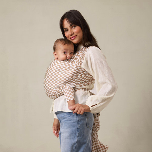 Wrap Carrier - Almondine Chequer