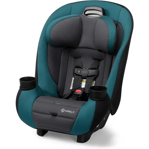 Safety 1st Ellaris 3-in-1 Convertible Car Seat, Slim Fit Design, Rear & Forward-Facing, 5-Position Headrest, 3-Across Fit, Travel-Friendly with Machine-Washable Seat Pad, Peacock Blue