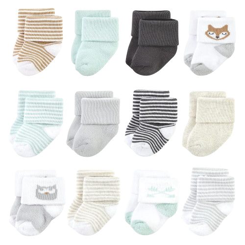 Luvable Friends Baby Newborn and Baby Terry Socks