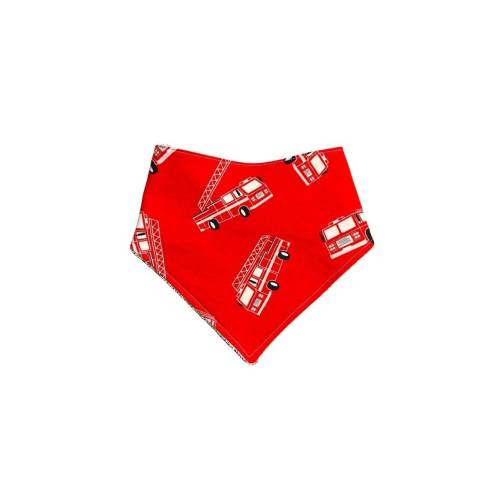 Fire Truck Baby Bib, Fireman Baby Shower, Baby Boy, Baby Girl, Baby Shower, Bandana Bibs for Babies, Baby Gift, Drool Bib, Firefighter Bib