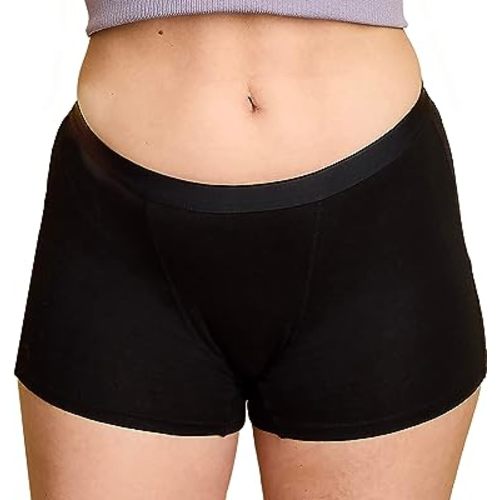 Rael Period Underwear for Women - Cotton Menstrual Panties, Leak Protection (S-XXL)