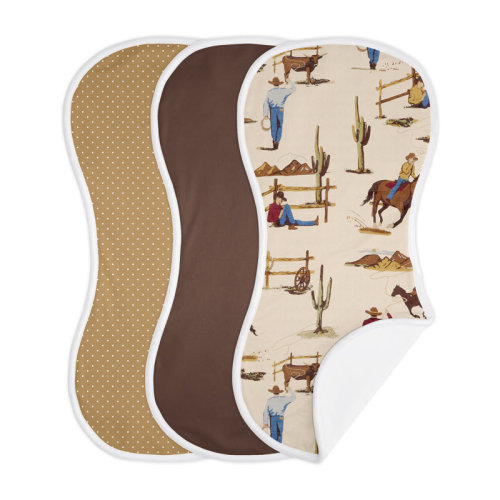 Sweet Jojo Designs Wild West Absorbent Burp Cloths by Sweet Jojo Designs | Wayfair
